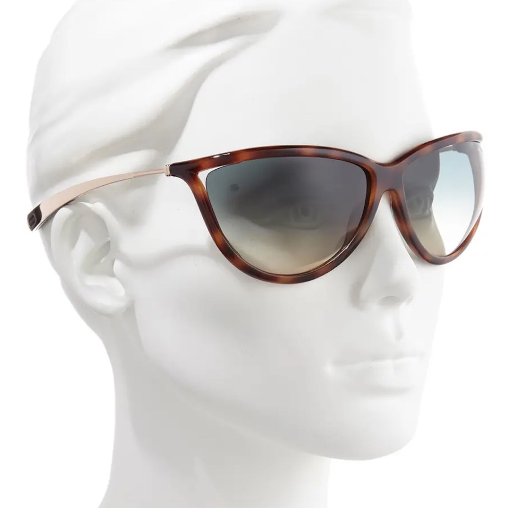 New TOM FORD Tammy Cat Eye Sunglasses - Picture 9 of 16